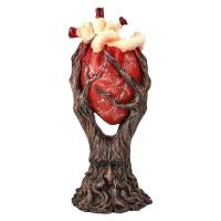 Halloween Desk Ornament Treant Heart Resin Desktop Ornaments Hangable Scary Decorative Home Decor for Halloween Haunted House pretty good