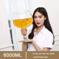 แก้วเบียร์ขนาด3000มล. แก้วไวน์สีแดงขนาดใหญ่บาร์แชมเปญแก้วร้านอาหารความบันเทิงงานแต่งงานแก้วไวน์