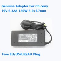 อะแดปเตอร์แหล่งกระจายไฟ AC A120A003L A11-120P1A Chicony ของแท้19V 6.32A 120W สำหรับ ACER Aspire V3 V3-772G-7660 Charger Laptop