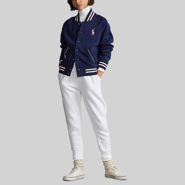 polo-ralph-lauren-jacket-pink-pony-fleece-baseball-jacket-เสื้อแจ็คเก็ต-รุ่น-wmpootwn6020147-สี-410-navy-410