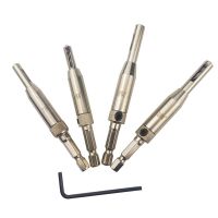 4pcs HSS Self Centering Hinge Drill Bits Set Door Cabinet 5/64 quot; 7/64 quot; 9/64 quot; 11/64 quot; G08 Drop Ship Center Drill Bit Woodworking