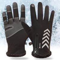 【CW】 Men  39;s Gloves Warm Touchscreen Sport Fishing Skiing Cycling Snowboard Nonslip Windproof