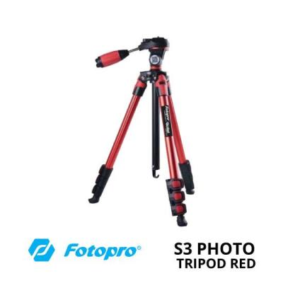 ขาตั้งกล้อง Fotopro S3 (Red) - รับประกัน 1 ปี