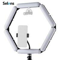 Selens Creative Portable Folding Ring Light for Photography Studio Vlog Live Photo Decoration