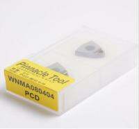 2 pcs WNMG080404 PCD แทรกคาร์ไบด์สำหรับอลูมิเนียม Polycrystalline เปลี่ยนแทรก