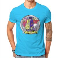 Wacky Races 70S การ์ตูนผู้ชาย T เสื้อ Glen Evans แฟชั่น Tees รอบคอเสื้อยืดผ้าฝ้ายขนาดเสื้อผ้า S-5XL