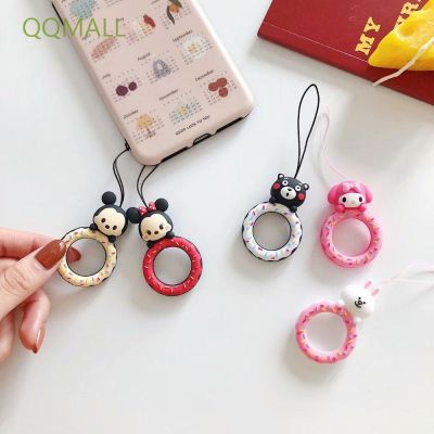 QQMALL Melody Brown Shape Lanyard Ring Strap Minne Mobile Phone Straps Cartoon Lanyards Mickey Melody Cartoon Lovely Mobile Phone Ring Strap Finger Lanyard QC7311707