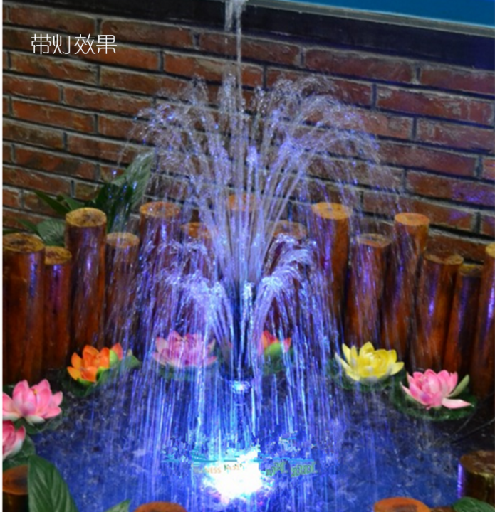 Doubledeck fireworks fountain set fish pond rockery courtyard water