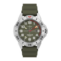 Timex TW2V40700 EXPEDITION NORTH RIDGE นาฬิกาข้อมือผู้ชาย สายซิลิโคน สีเขียว