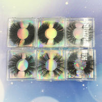 6D Mink Eyelash 10203040 Pairs False Eyelashes Wholesale 3D Mink Lashes Boxes Packing Magnetic Eyelashes 25mm Lashes In Bulk