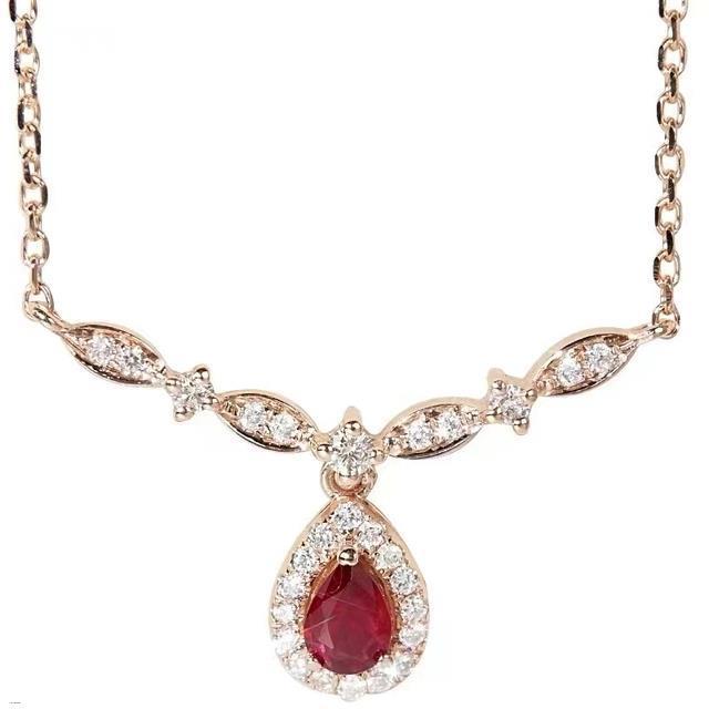 exquisite-women-39-s-for-necklace-18k-gold-inlaid-red-zircon-pendant-smile-shaped-women-39-s-sweater-chain-wedding-bridal-jewelry