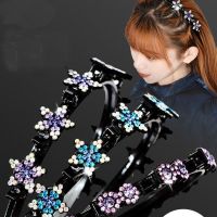 【CC】 Luxury Rhinestones Bangs Clip Headbands Hairbands for Weave Hair Hoop Accessories