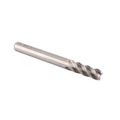 1 ชิ้นเหล็กความเร็วสูง HSS 4 ขลุ่ยตรงเครื่องตัด Milling Bits 1/4