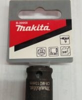 Makita 3/8" drive 6 pt impact socket part no. B-39958 ลูกบล๊อก ลมสีดำ ขนาดแกนรู 3/8 นิ้ว เบอร์ ความยาว13 มิล 28 มม.(ลูกบล็อก 3 หุน เบอร์ 13 มิล) จากตัวแทนจำหน่าย