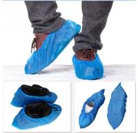 Shoe Cover ถุงคลุุมรองเท้าพลาสติกสีฟ้า (แพ็ค 20 ชิ้น)