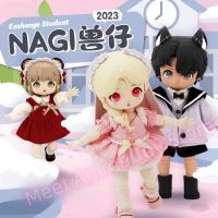 Genuine Nagi 2 Blind Box Exchange Student Series Bjd Doll Mystery Box Anime Action Figure Model Guess Bag Surprise Kids Toy Gift
