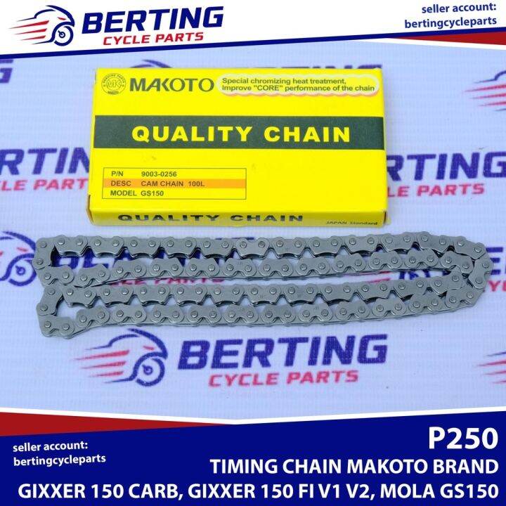 TIMING CHAIN MAKOTO BRAND Suzuki Gixxer 150 Carb and FI V1 V2 Lazada PH