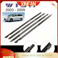 XINFAN แผ่นกันอากาศสำหรับโตโยต้าวิช ZNE10 2003 2004 2005 2006 2007 2008แผ่นกันอากาศขอบยางติดหน้าต่างแม่พิมพ์หน้าต่างรถยนต์ขอบประตูออก