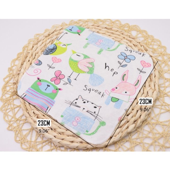 hotx-cw-5pcs-cotton-newborn-bathing-saliva-baby-washcloth-handkerchief-54da
