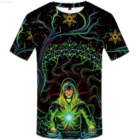 2023 NEW Casual T-shirt, Short Sleeved, Printed with 3d Galaxy Animation Pattern, Bright Colors, Gothic Style, Suitable for Men. fashion