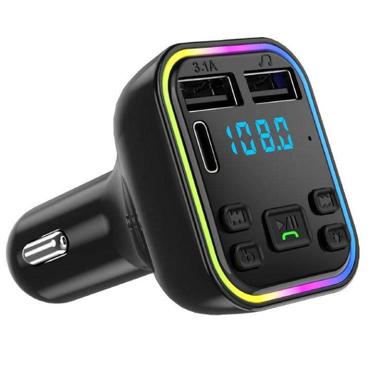 car-mp3-player-car-charger-fm-transmitter-wireless-multiport-car-stereo-adapter-hands-free-call-radio-transmitter-audio-receiver-support-tf-card-amp-usb-disk-unusual