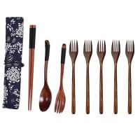 【CW】 2 Set Tablewares: 1 Forks Salad Dinner Fork  amp; Dessert Chopsticks