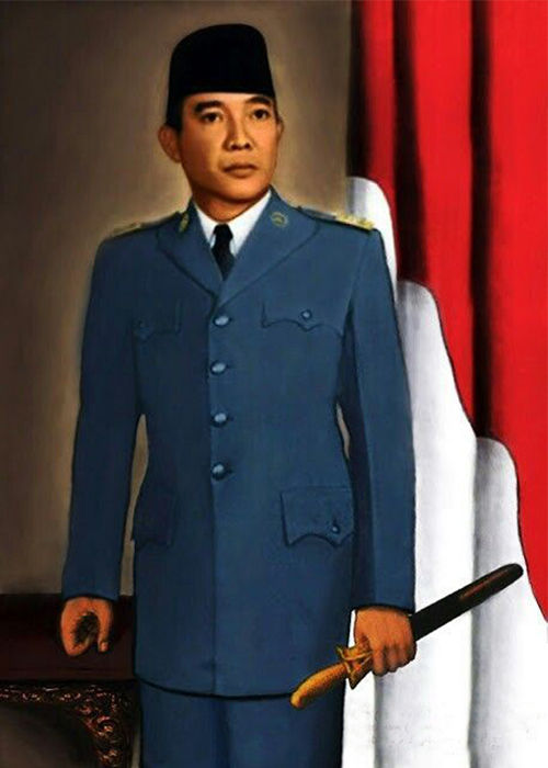 Poster Jumbo Presiden Soekarno Poster Jumbo Presiden Soekarno Ukuran 50 X 70 Cm Lukisan Cetak 6517