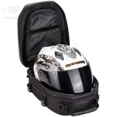 ❁✁☋ Riding 18-24L Motorcycle Seat Bag Waterproof Multi-functional Durable Back Tail Bag Backseat Pack Motobike Helmet Bag Backpacks