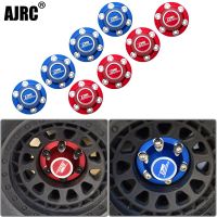 Axial 16 Scx6 Jeep Jlu Wrang Ler 4wd-axi05000t1 Aluminum Alloy Anti-loose Tire Nut Axi45001