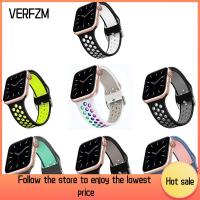 VERFZM SHOP สายรัดข้อมือแบบนิ่ม,สร้อยข้อมือซิลิโคนสายนาฬิการูระบายอากาศ