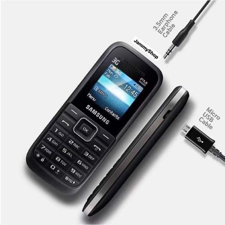 โทรศัพท์มือถือ-3g-รุ่นb109-มือถือปุ่มกด-แบบพกพา-เมนูไทย-ตัวเลขใหญ่-รองรับ1ซิม