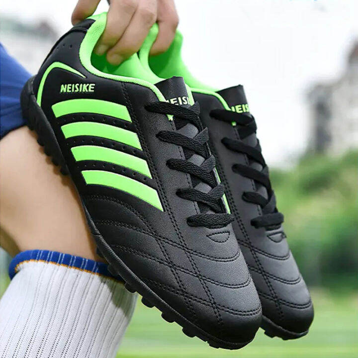 mens-football-shoes-tf-non-slip-training-soccer-shoes-professional-aldult-uni-sneakers-kids-outdoor-athletic-sports-shoes