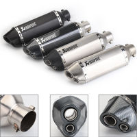 Universal 38-51Mm Double-Outlet รถจักรยานยนต์ท่อไอเสียท่อ Moto Silencer ท่อ Canister Pipe