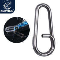 DNDYUJU 20-100 pcs สแตนเลสสตีล Bent Dead วงรีแยกแหวน Loop Lure Fishing Connector เบ็ดตกปลา Snap เหยื่อปลอมหมุน Snap-anyengcaear