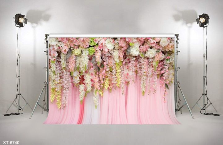 good-quality-liangdaos296-ม่านฉากหลังติดผนัง3d-ไวนิลบานดอกไม้สีชมพูสำหรับเจ้าสาวอุปกรณ์ประกอบฉากงานแต่งงานฉากหลังดอกไม้