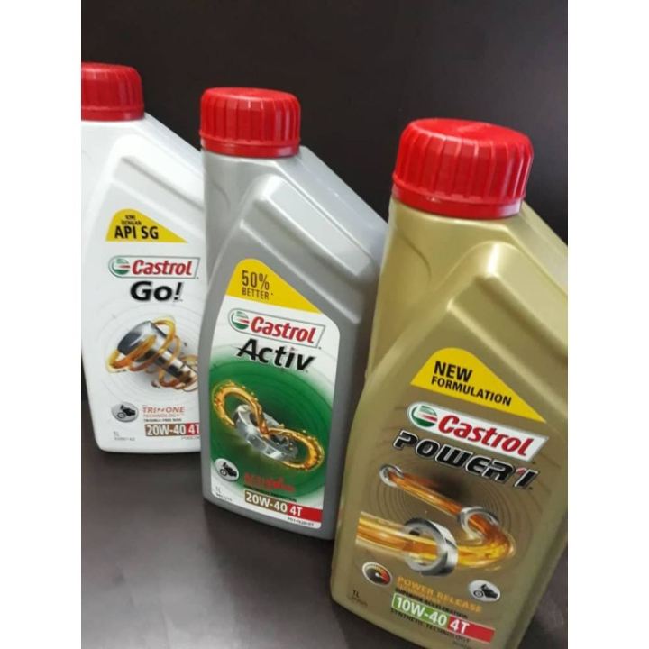 "CASTROL" Motorcycle oil 1L Genuine Guarantee Engine Oil for Motorcycle