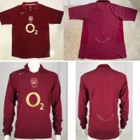 ♤ 2006 Arsenal Retro Soccer jersey long sleeves