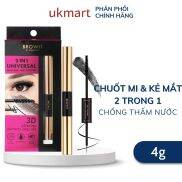 Mascara Và Bút Kẻ Mắt Browit 2 Trong 1 4g+4g Universal Mascara And Eyeliner