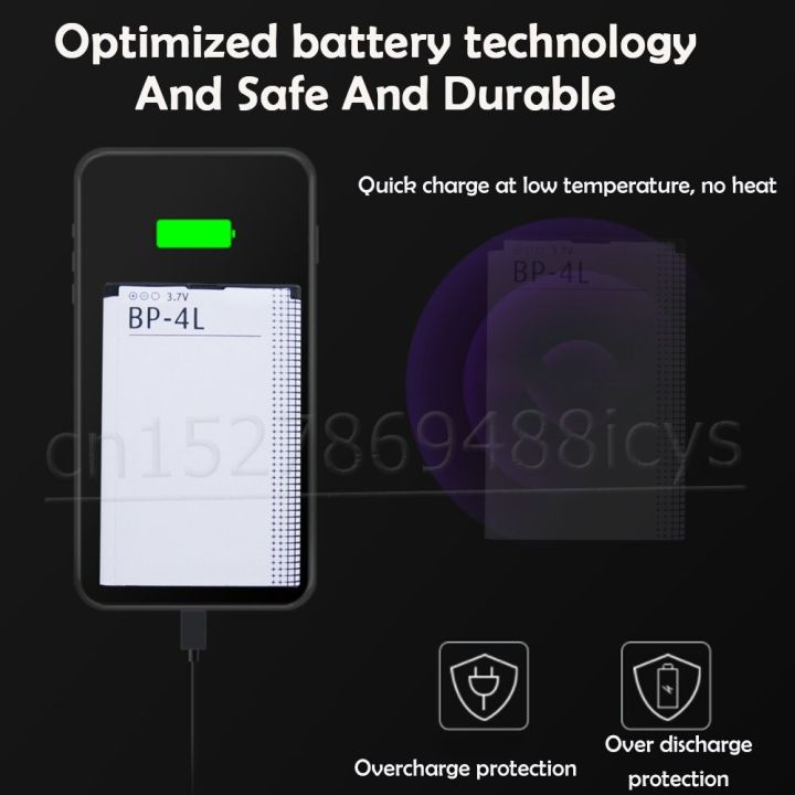 แบตเตอรี่-nokia-e63-e61i-e90-e95-n810-e72-e52-e71-6650f-6650f-1500mah-bp-4l