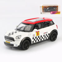 [COD]LEO 1:32 Mini Countryman,6ประตูสามารถเปิดได้,เสียงและแสงผลล้อแม็กรถยนต์รุ่น D Iecast เด็กของเล่นของเล่นสำหรับเด็กผู้ชายของเล่นเด็ก