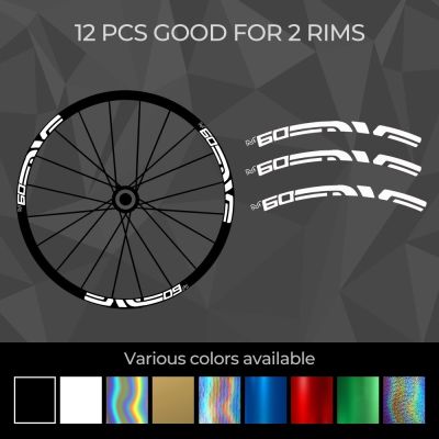 ☎✴❦ ENVE 60 Rim Decals For Mountain Bike Wheel Rim Sticker Decal Vinyl for Mountain Bike and Road Bike