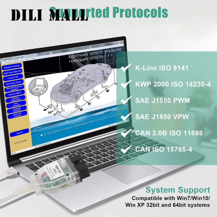 ขายดี-j2534ขนาดเล็ก-vci-สายวินิจฉัยรถ-obd2-obd2เฟิร์มแวร์-v1-4-1-16ขา-obd2สายสแกน-usb-อินเตอร์เฟซ