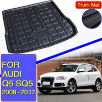 แผ่นถาดรองสัมภาระด้านท้ายรถที่รองเท้าพรมปูพื้นเตะโคลนสำหรับรถ AUDI Q5 SQ5 2008-2017 2010 2011 2012 2013 2014 2015 2016