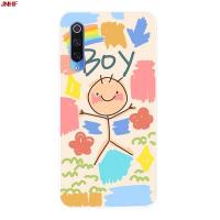 JNHF เคส TPU ซิลิคอนนุ่มรูปแบบลาย MI 9 TOZBB เคสโทรศัพท์เคสสำหรับ Xiaomi น่ารัก