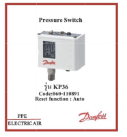 Danfoss KP36 PRESSURE SWITCH 060-110891(Auto) เเดนฟอสเพรสเชอร์สวิทช์