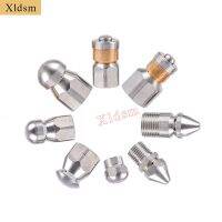 hot【DT】 1/4 Rvs Hogedrukreiniger Rioolreinigers Nozzle Bsp Riool Reiniging Pijp Afvoer Gereedschap Hoofd