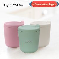 Food Grade Silicone Material Baby Drinking Cups Childrens Sucking Cups Leak Proof Soft Silicone Girls Boys Birthday Gifts Cups