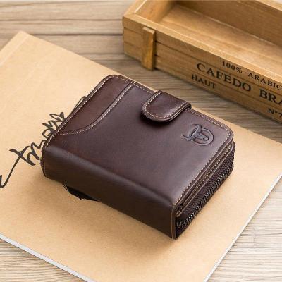 TOP☆BULLCAPTAIN 2019 male leather wallet Men Wallet Cowhide Coin Purse Slim Designer Brand Wallet gift for men birthday Card wallet