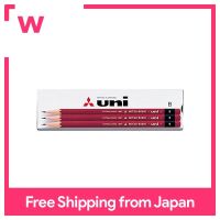 Mitsubishi Pencil Uni จาน2B สีพาสเทลสีน้ำเงินด้วยดินสอสีแดง12 US1049