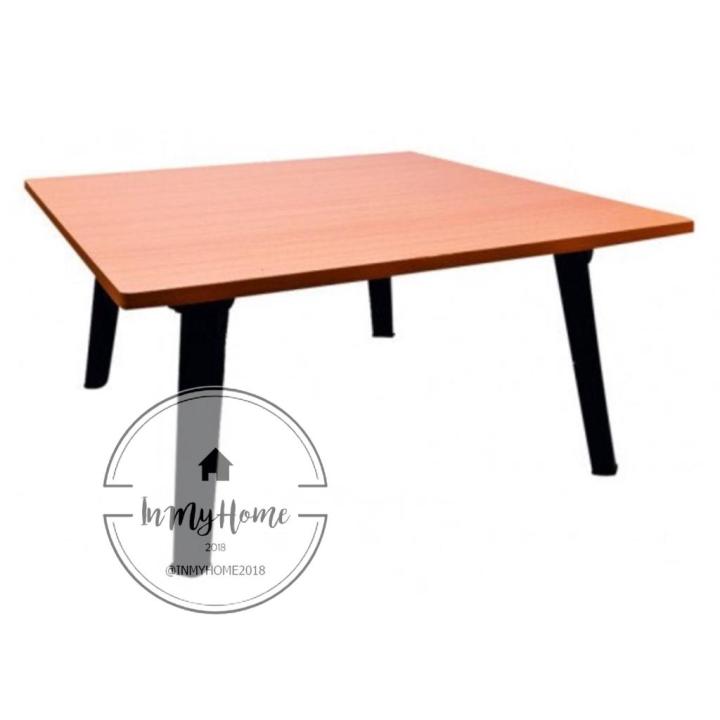 โต๊ะพับอเนกประสงค์-โต๊ะญี่ปุ่น60x60-ซม-น้ำหนักเบา-ขนย้ายได้สะดวก-ลายไม้สีบีซ-ไม้สีเมเปิ้ล-ลายหินอ่อน-imh99